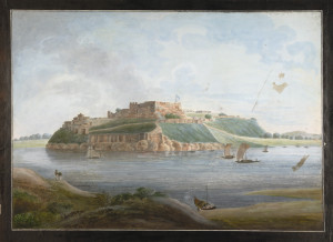 North_view_of_the_fort_of_Chunargarh_on_the_Ganges_from_across_the_river.