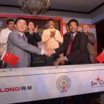 Mr.Zhong Baoshen, Board Chairman LONGi & Mr.Ravindra Sannareddy, MD Sri ...
