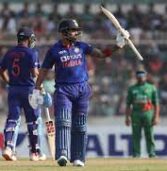 भारत ने पहले एकदिवसीय मुकाबले में बांग्लादेश को दिया 187 रनों का लक्ष्य