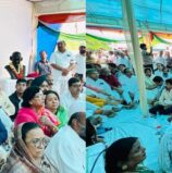 भोपाल:केंद्र और मप्र की भाजपा सरकार के खिलाफ कांग्रेस का मौन सत्याग्रह