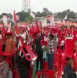 मुरैना में भारत जोड़ो यात्रा:बारिश के बीच सभास्थल पर डटे रहे हजारों लोग