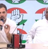राहुल गांधी ने कहा कि ये लड़ाई संविधान को बचाने की थी